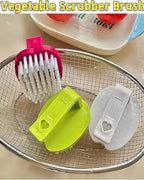 Vegetable Scrubber Brush- 3 Pack Fruit and Vegetable Brushes,Vegetable Brush Scrubber for Food,Veggie Wash Brush with Stiff Bristles Vegetable Cleaner Brush for Fruits,Potatoes,Carrots & More