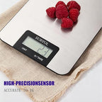 Food Kitchen Scale High-Precision Digital Scale Accurate Weighing for Baking & Cooking Enthusiasts (Shiny Green)