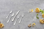 Oneida Silverware Set For 4, Flight 20-Piece Everyday Flatware Set, Service For 4, 18/0 Stainless Steel, Swirl, Mirror Finish, Dishwasher Safe, Knives Spoons and Forks Set, Dining (Silver, 20 Pieces)