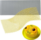 A whole Honeycomb Mold,Tuile Mold-Silicone Honeycomb Baking Molds,Honey comb Silicone Fondant 3D Beehive Molded Candy,Chocolate Molds Set Sugar Bees for Cake Decorating