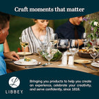 Libbey Baker's Basics 3-Piece Glass Casserole Dishes with Glass Covers, Stackable Casserole Dishes for Oven, Microwave, Refrigerator, Versatile Baking Dish Set