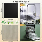 4Pcs Reusable Air Fryer Liners for Ninja, 12 × 12in Non-Stick Oven Liners for Toaster Oven, Microwave/Grill Baking Mat, 450°F Pre-Cut Square Mat for Ninja SP101/SP201/SP301/SP351, Kitchen Accessories