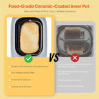 VEVOR Bread Maker, Dough Machine 15 Menus in 1, Non-Stick Ceramic Pan Automatic Breadmaker with Non-Gluten Setting, Whole Wheat Bread Making, Digital, Programmable, 3 Loaf Sizes, 3 Crust Colors, White