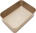 Kitchen Details Pro Series Deep Roasting Pan | Nonstick | Textured Diamond Base | Creates Even Heating | Safe up to 500 Degrees | Durable | Easy to Clean | Bakeware