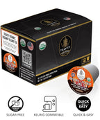 Coconut Rooibos Tea Pods for Keurig - Organic Ginger Tea, Rooibos, Cinnamon, Cardamom, Coconut by Coconut Island Teavity (24 Tea Pods)