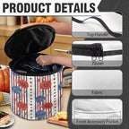 Stars And Stripes Pressure Cooker Insulation Bag for America250 Rose Print Insulated Carrier Electric Pressure Cooker Storage Bag Keep Your Cooker Dust Free