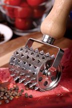 Style Asia Jim Beam JB0150 Rolling Vintage Style Meat Tenderizer, Silver