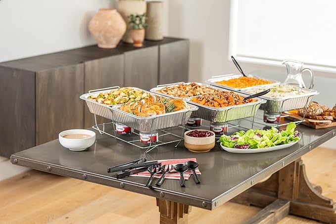 Sterno Fuel Cans - 4-Hour Burn, (12-Pack) Chafing Dish Fuel Can Burners for Food Warmer, Resealable Chafer Fuel Canned Heat, Safe Heat