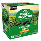 Green Mountain Coffee Roasters Breakfast Blend Single-Serve Keurig K-Cup Pods, Light Roast Coffee, 48 Count