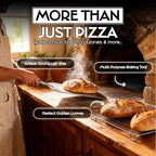 Pizza Steel for Oven | Made in USA | 16" x 14.25" | Pre-Seasoned Baking Steel for Bread, Pizza, Sourdough & More | Premium Quality Crust at Home | Use in Oven, Grill, BBQ |