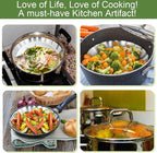 Steamer Basket for Cooking – Premium 304 Stainless Steel Steamer Basket, 3rd Gen Folding Expandable Steamers, Suitable for Cookware Pot, Fit for Fish Vegetables Pasta Eggs (Medium (6.1“ to 10.43”))