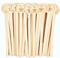 Wooden Coffee Stirrers 100-Pack Coffee Stir Sticks 5.9 Inch Natural Birch Stir Sticks with Round Ends, Disposable Stirring Sticks for Coffee, Cocktails, Milk & Hot Drinks