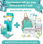 My First Recipe Box for Kids: Montessori-Inspired, Easy-to-Follow Recipes with Visual Guides. Cookbook for Kids Ages 4+ with Storage Box and Recipe Stand.