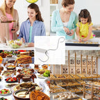 Peanut Butter Stirrer Tool Set - Effortlessly Mixes Nut Butters, Perfect for Breads, Cakes & Cookies - Includes Scraper - Premium Kitchen Essential for Delicious Salads Tool