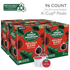 Green Mountain Coffee Roasters Holiday Blend, Keurig Single Serve K-Cup Pods, 96 Count