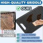 BAC609 Reversible Griddle for Traeger PRO 575 TFB57GLE PRO 780 TFB88PZD Century 22 Century Eastwood 22 Eastwood 34 Grill Accessories Traeger Ironwood XL, Exas Elite 34, Pro 20 Accessories 18.2" x 11"