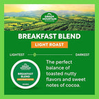 Green Mountain Coffee Roasters Breakfast Blend, Keurig Single Serve K-Cup Pods, Light Roast Coffee, 60 Count, (6 Packs of 10)