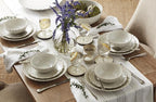 Lenox 899196 French Perle Groove 24-Piece Dinnerware Set, Service For 8