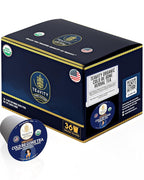 Organic Rooibos Tea Pods for Keurig with Lemon, Mint, Licorice - Unsweetened Decaf Tea for K Cup Brewing by Teavity (36 Tea Pods)