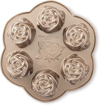 Nordic Ware Rosebud Cakelet, 2.25 Cup Capacity, Toffee