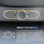 Stariver Hot Pot Electric with Divider, Large 6L Nonstick Double-Flavor Electric Shabu Shabu Pot, 1500W Hotpot with 3 Power Settings, Perfect for Family Dinners & Parties