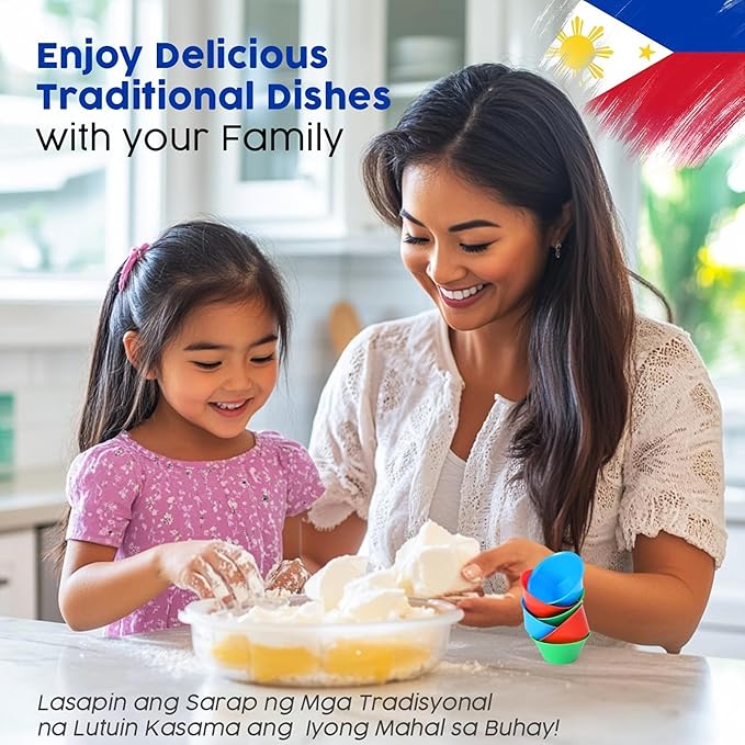 Small 24 Pcs Puto Molder Filipino (2.2" x 1") - Kutsinta Molder for Baking - Puto Mold Cups for Steamer Filipino - Filipino Plastic Molds for Traditional Desserts