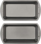 GoodCook Nonstick Loaf Pan 8 x 4-Inch Heavy-Duty Steel Bakeware with Easy-Clean Non-Stick Coating,Oven & Dishwasher Safe Pan for Meatloaf Breads Lasagnas Casseroles & More,Set of 2,Gray,(Pack of 12)