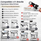 Water Filter Replacement for Keurig 2.0 & 1.0 Classic Coffee Makers, Breville Filters for Espresso Machine Use, Compatible with Ninja Luxe Cafe Accessories, 12 Pack Premium Charcoal Water Filters