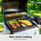 Utheer Ceramic Grill Griddle Insert for Spirit Grills, Griddle Insert for Weber 7658, Fits Spirit & Spirit II 200/300, Genesis Silver/Gold/Platinum & 1000–5000, Nonstick, Easy Clean, Healthier Cooking