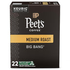 Peet's Coffee K-Cup Coffee Pods for Keurig Brewers, Medium Roast, Pods, Big Bang, 22 Count (Pack of 1)