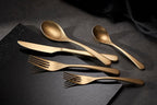 Oneida 894806 Kenbrook Champagne Tumbled 20 Piece Everyday Flatware Set, Service For 4
