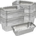 Findful Disposable 2Lb Loaf Pans, 100 Pack Aluminum Bread Pans for Baking - 8.5" x 4.5" x 2.5" Foil Pans Perfect for Banana Bread, Cakes, Meatloaf & Food Serving