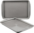 Circulon Bakeware Nonstick Cookie Pan Set, Cookie Sheets for Baking, 2-Piece, Gray