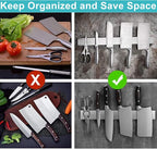 Magnetic Knife Holder for Wall 16 Inch Knife Magnetic Strip Refrigerator Knife Magnet Bar Wall Mount Knife Rack for RV Kitchen Utensil Holder Metal Tool Holder Knife Block for Kitchen Organization