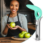 Rainspire Apple Corer Tool Kitchen Apple Core Remover Stainless Steel Comfortable Nonslip Handle, Dishwasher Safe, Mint Green