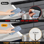 KindGa Stove Gap Covers, Silicone Counter Gap Filler for Stove, 30 Inches for 0.2-1 inch Gap,Seal Spills between Appliances Countertop Furniture Stoves Ovens(Set of 2, White)