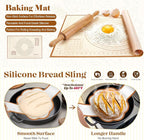 Sourdough Starter Kit with Dutch Oven, Sourdough Bread Baking Supplies, Sour Dough Starter Kits, Sourdough Accessories, Sour Dough Tools Sourdough Tools Kit Dutch Oven for Sourdough Bread Baking