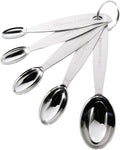 Cuisipro Stainless Steel Measuring Spoon Set Silver, Standard