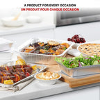Starfrit 30-Pack Aluminum Grilling Trays - Recyclable - Disposable - Perfect for BBQ