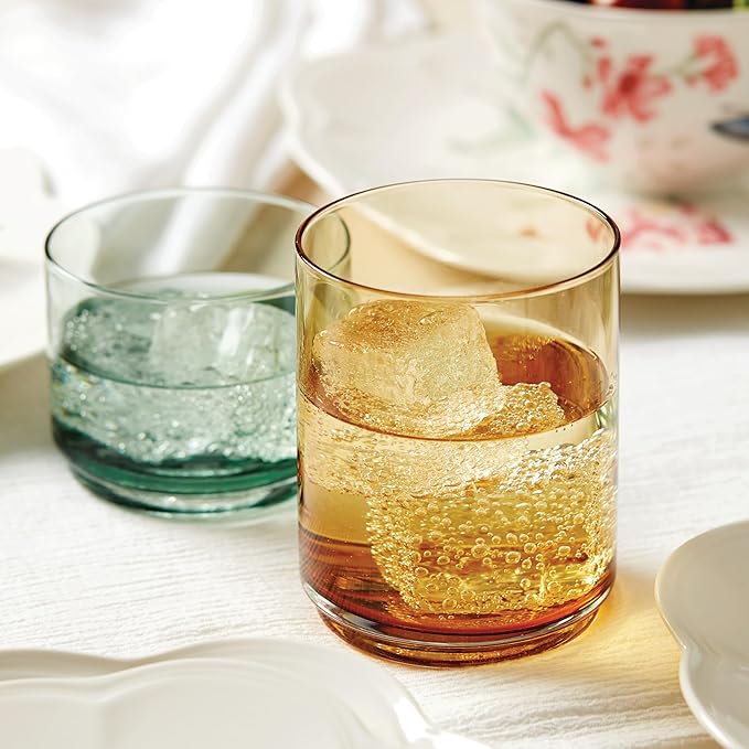 Lenox Tuscany Classics Stackable 4Pc Short Glasses, 1.84, Green