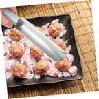 304 Stainless Steel Dual-Head Meatball Maker Tool Set Versatile Shrimp Ball and Meatball Mold for Home Cooking Easy to Use Kitchen Gadget for Meat and Fish Balls