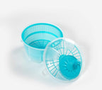 Mabel Home Salad Spinner, Salad Tosser and Mixer, 5,5 Quart, Vegetable Spinner -EXTRA Salt&Pepper Shaker inc. (Blue)