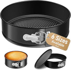 USLAI Springform Pan, 4/6/7/8/9/10 Inch Nonstick Cheesecake Pan with Removable Bottom, Easy to Clean, Ideal for Baking Cakes, Pies and Quiches - 9 Inch