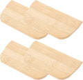 Zerodeko 4pcs Pancake Scraper Clean Crepe Spatulas Lightweight Cooking Tools for Home Kitchen and Outdoor Picnics