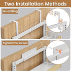 POKIPO 6 Tier Over The Door Pantry Organizer, 2-in-1 Door Hanging or Wall Mounted Spice Rack, Large Heavy Duty Pantry Door Storage Seasoning Shelves with Adjustable Basket for Kitchen Bathroom Closet