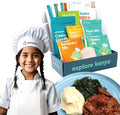 eat2explore Cooking Kits for Kids 14 Pcs – Interactive & Educational Kids Cooking Sets Real for Ages 5 and Up,3 Recipe Cards & Global Ingredients – Fun for Young Chefs (Kenya Edition)