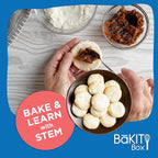 BāKIT Box Maamoul Cookie Baking Kit for Kids – Make Lebanese Date-Filled Cookies + Learn Culture – Printed Recipe & Activity Guides – Educational STEM Gift