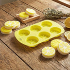 3D Lemon Candy Mold, 2 Pack Silicone Fruit Molds, Ymapinc Reusable Baking Mold for Chocolates, Jellies, Candles & Desserts, Oven/Dishwasher Safe Candy Making Supplies