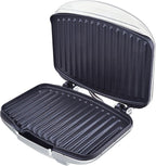 Courant Contact Grill, Panini Press Grill, 4 Servings Indoor Grill Champ, White (CCG-5681)