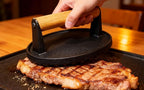 16cm Smashed Burger grill Press ，6.3inch Cast Iron Grill Press